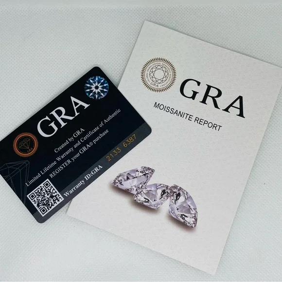 1 ct Moissanite Sterling Silver Ring - Picture 8 of 8